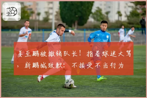 姜至鹏被撤销队长!指着球迷大骂,新鹏城致歉:不接受不当行为